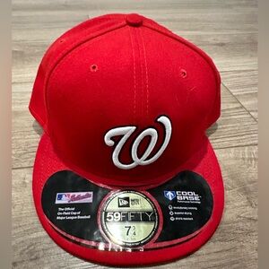 Washington Nationals fitted hat. New with tags. Size 7 3/4